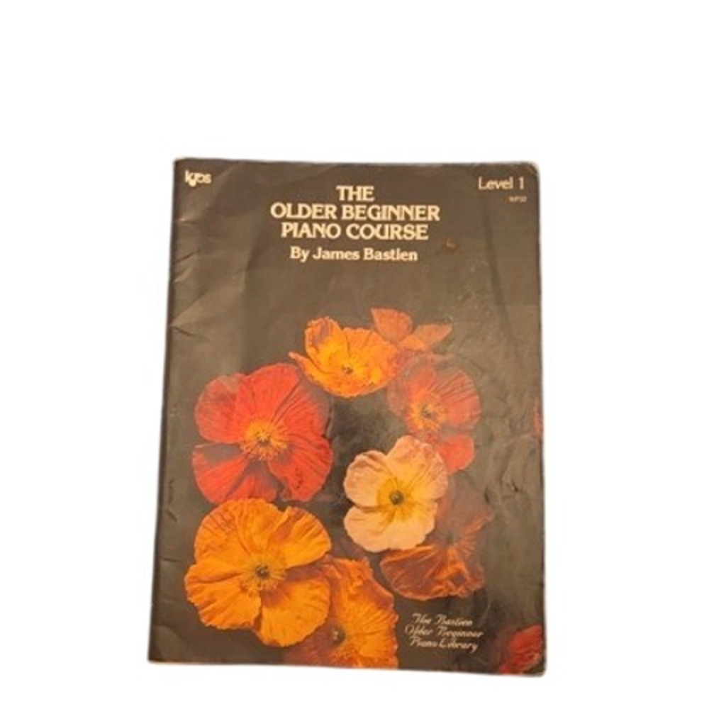 The Older Beginner Piano Course Level 1 James Bastien WP32 1977 Vintage Book